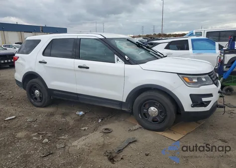 2018 Ford Explorer Police Interceptor from USA, damaged, VIN 1FM5K8AR2JGC94663